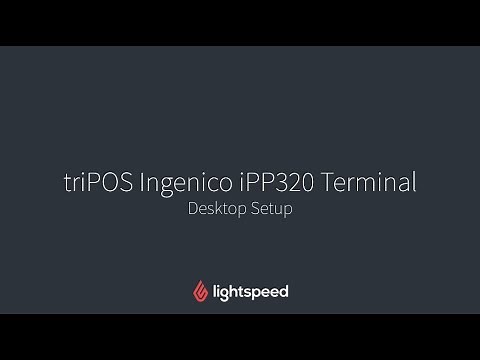 triPOS Ingenico iPP320 Terminal - Desktop Setup