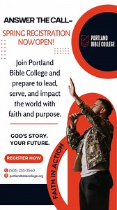 Ready to Pursue Your Calling? Spring Applications Are Open! Whether...