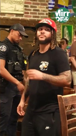 England fans are asked to leave a bar in Dallas by police