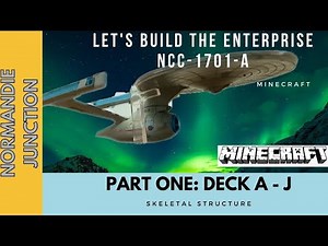17. Let's build the USS Enterprise, NCC-1701-A in Minecraft. Part One.