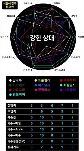 26.05.09 서울경마 09경주 핵심