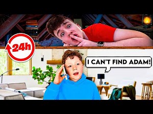 I Spent 24 HOURS in our ATTIC without anyone knowing...