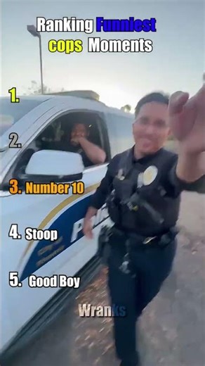 Ranking Funniest Cops Moments #shorts