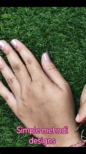 simple back hand design ✨#youtubeshorts #mehndiart