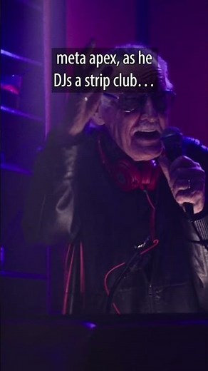 Stan Lee DJing at a strip club is the perfect metaphor. #marvel #stanlee #deadpool #cinemasins