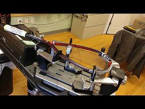 Time Lapse: How to String a Tecnifibre Carboflex 125S Squash Racquet