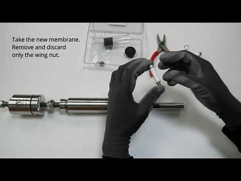 Membrane replacement for GENIE 750 or 755 probe