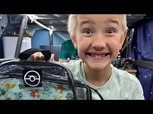 Pokemon BioWorld Clear Backpack Review and Rip! With a Scarlett and Violet Pack!