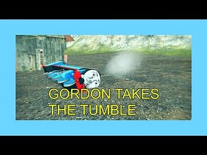 GORDON TUMBLE OFF THE TRACKS | (Trainz Remake Clip - Gordon Takes a Tumble V2)