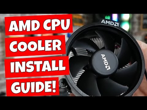 How To Install OR Remove AMD Ryzen AM4 CPU Stock Cooler, Clip On Style & Aftermarket Coolers