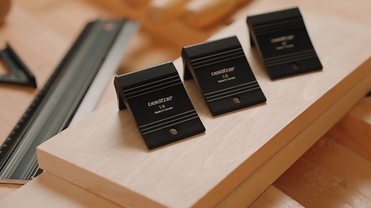 These dovetail markers from Veritas are indispensable for quick, accurate marking. Precision machined at 1:6, 1:8 and 14° angles, they ensure perfect alignment by allowing straight and angled lines to be scribed at the same time, around corners as one continuous line. Made from anodized aluminum, they are lightweight and durable, and won’t mark your work. Made in Canada. Shop now: https://www.leevalley.com/shop/tools/hand-tools/marking-and-measuring/marking-accessories/49424-veritas-dovetail-sad