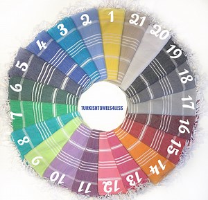 Turkish Cotton Hand Towel: Highly Absorbent Kitchen Decor (20'x36'), Valentines Gift - Etsy