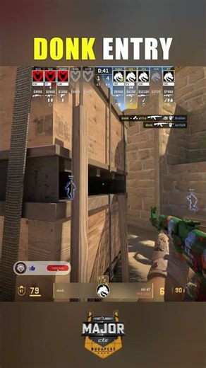 MOUZ stood no "CHANCE" against DONK!🔥🎯#cs2 #donk