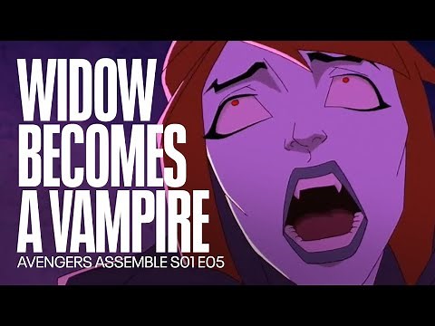 Black Widow becomes a vampire | Avengers Assemble
