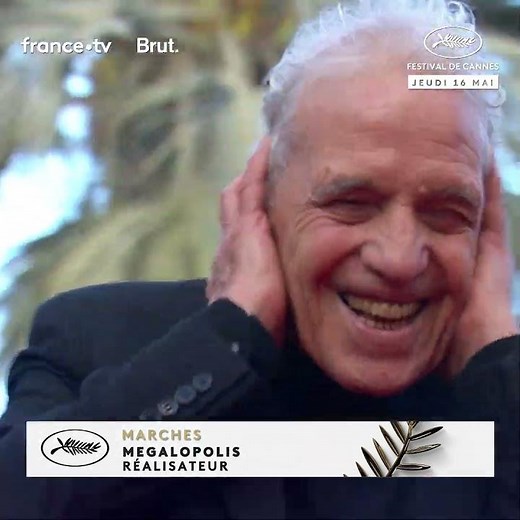 Abel Ferrara présent au moment de la montée des marches au Festival de Cannes 2024 !