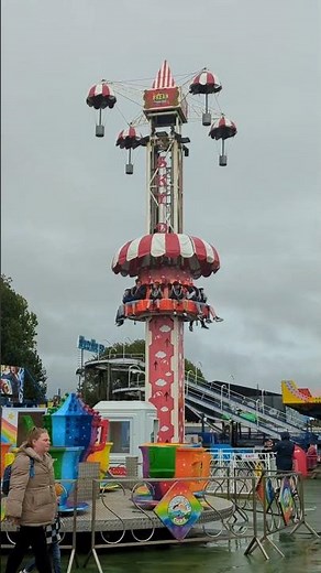 Sky Diver Ride At Brean Theme Park