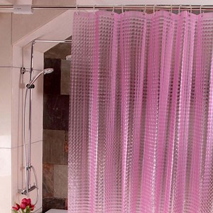 3D Crystal PEVA Shower Curtain: Modern Boho Bathroom Decor - Etsy