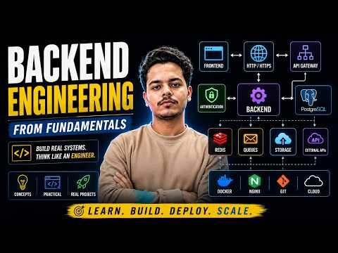 Backend Engineering: From Fundamentals | Complete Course Roadmap