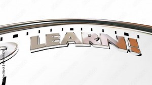 Time to Learn Clock Training Education School 3d Animation