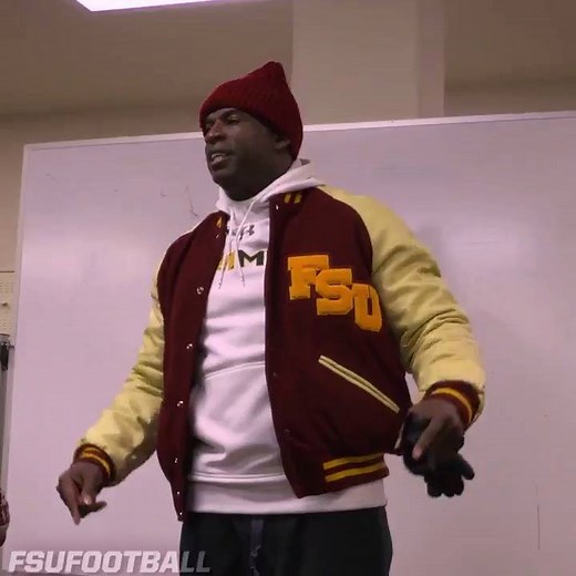 The speech Deion Sanders gave to Florida State will give you chills. (via Florida State Seminoles Football) | Sports Illustrated