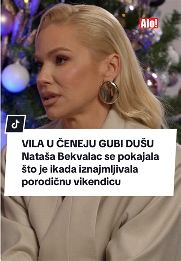 VILA U ČENEJU GUBI DUŠU Nataša Bekvalac se pokajala što je ikada iznajmljivala porodičnu vikendicu #alo #alonovine #aloonline #natasabekvalac