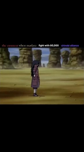 madara Uchiha vs 80,000 shinobi🥶🥵#anime#narutoshippuden#shorts