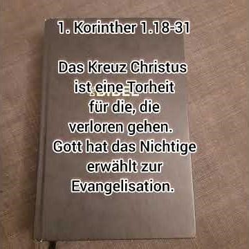 1. Korinther 1.18-31
