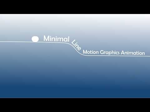 Minimal Line Motion Graphics Animation in After Effects | After Effects Tutorial | No Plugins