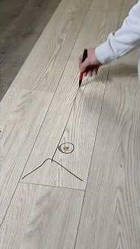 How to repair laminate flooring #diy