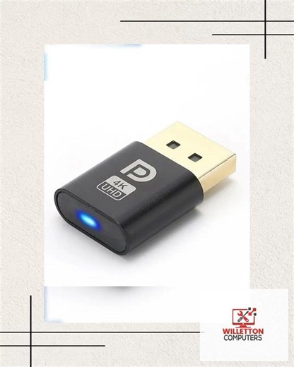 HDMI Port | Display Port | Dummy Plug Emulator, Headless Adapter Supports up to 3840x2160@60Hz, 1...