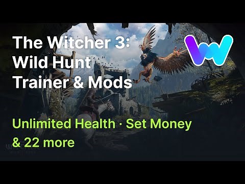 The Witcher 3 Wild Hunt +24 Mods (Unlimited Health, Unlimited Stamina & 22 More)