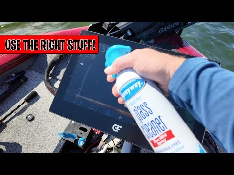 How To: Clean Fish Finder Screens (Use The Right Stuff)