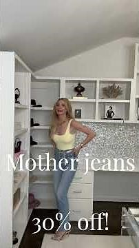 MOTHER Jeans ON SALE! 30% Off My All-Time Favorite Pair (Rare Deal) 💸 | #shorts #fashionover40