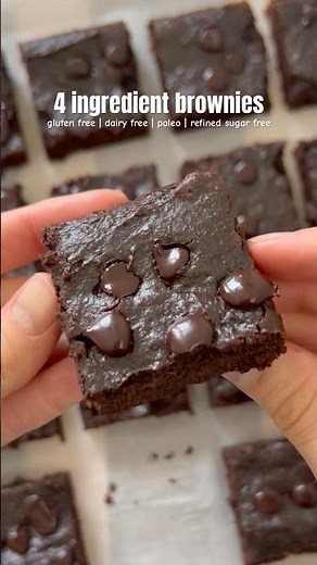 4 ingredient sweet potato brownies