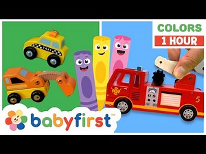Toddler Learning Video | COLOR CREW MAGIC - Firefighters, Vehicles, Games   | 1 Hour | BabyFirst TV - Videos For Kids