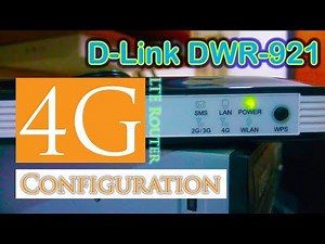 Dlink 4G LTE WiFi Router Configuration