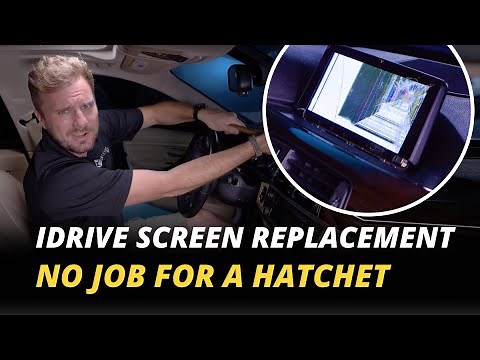 BMW iDrive Screen Replacement Guide – Same or Larger? You Decide, but Don’t Use a Hatchet!