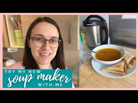TRY MY NEW SOUP MAKER WITH ME | EASY SOUP MAKER RECIPES