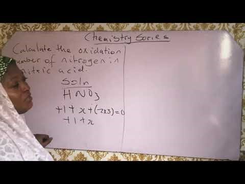 Oxidation number of nitrogen in HNO3