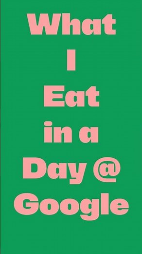 What I eat in a day ‪@Google‬ (Healthy Office Meals)