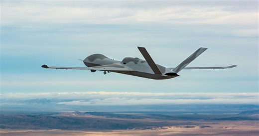 General Atomics demonstrates autonomous combat drone MQ-20 Avenger in air combat