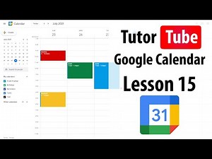 Google Calendar Tutorial - Lesson 15 - Add Notes to Events