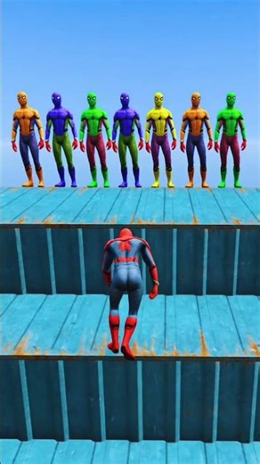 GTA 5 Epic Water Ragdolls Spiderman Jump/Fails Ep 53 #shorts