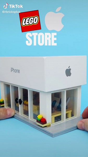 Building a Lego Apple Store Using an iPhone Box