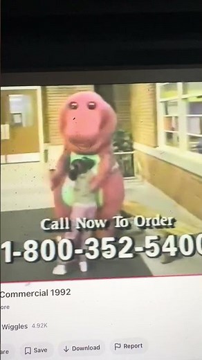 Barney Videos/Time Life Video/Pink Spray (1992)