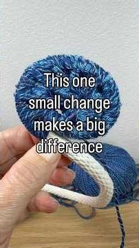 Try this when making a coiled basket with yarn