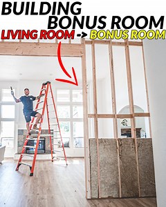 258K views · 647 reactions | transforming a livingroom into a bonus room | Mr. Build It | Facebook