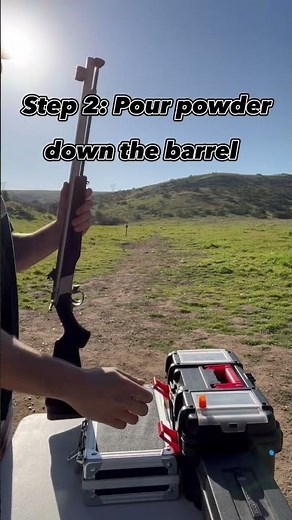 How to Load & Fire CVA Wolf Muzzleloader #shorts #short