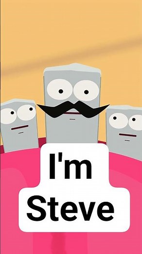 I am Steve. 🦷#animation #cartoon #animationmeme