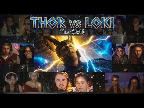 Thor vs Loki Rainbow Bridge Fight REACTION MASHUP | Thor (2011)